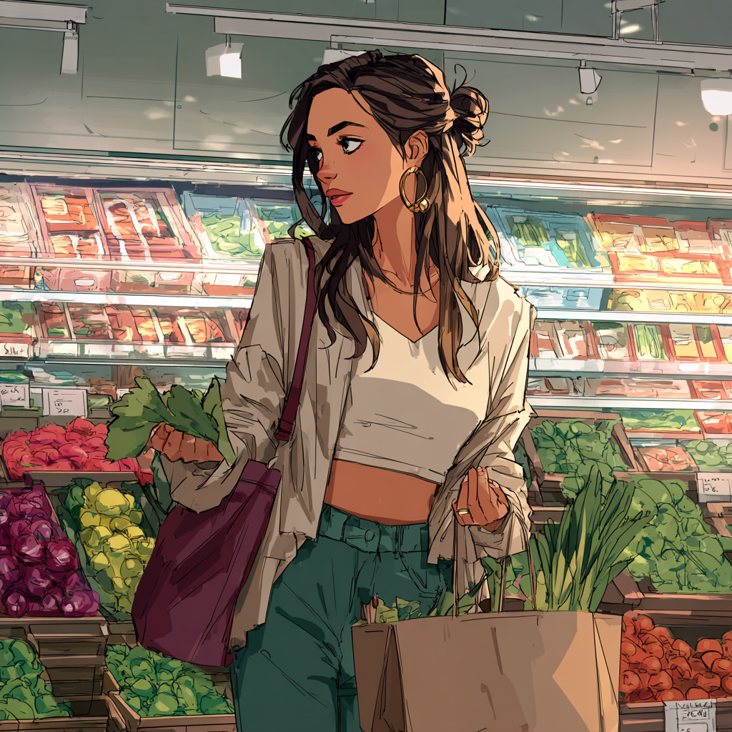 shopping for food