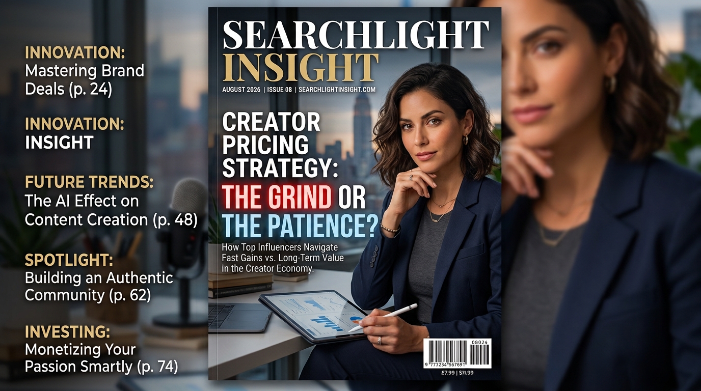 Searchlight Insight August 2026 Creator Pricing Strategy